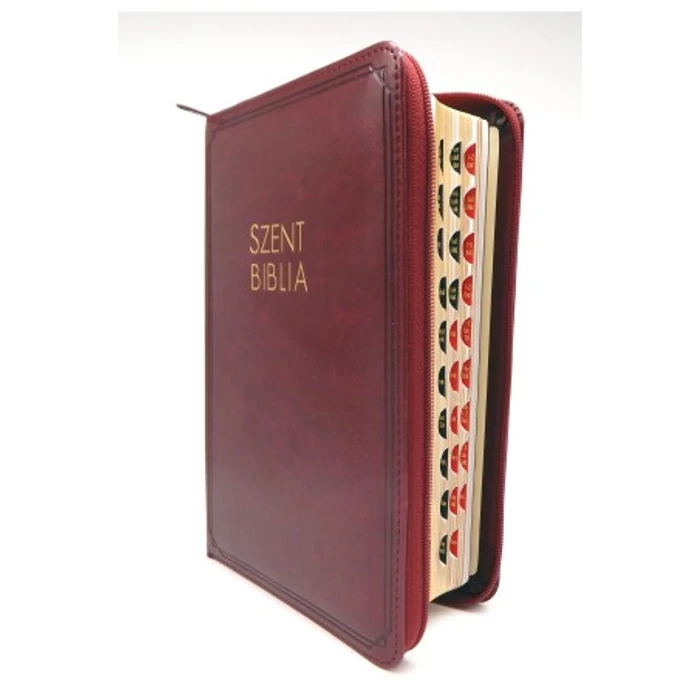 Szent Biblia - Károli (bordó) regiszteres