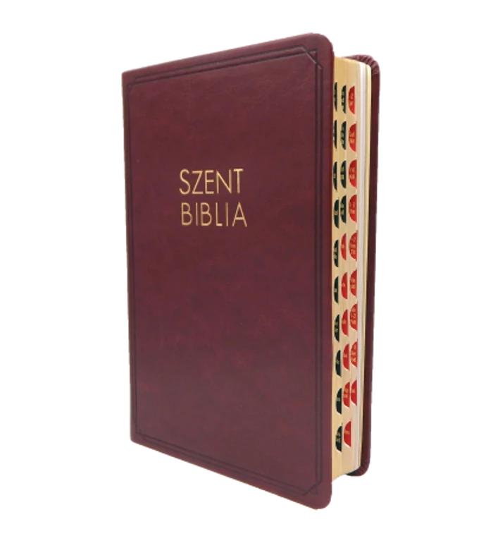 Szent Biblia - Károli (bordó) regiszteres