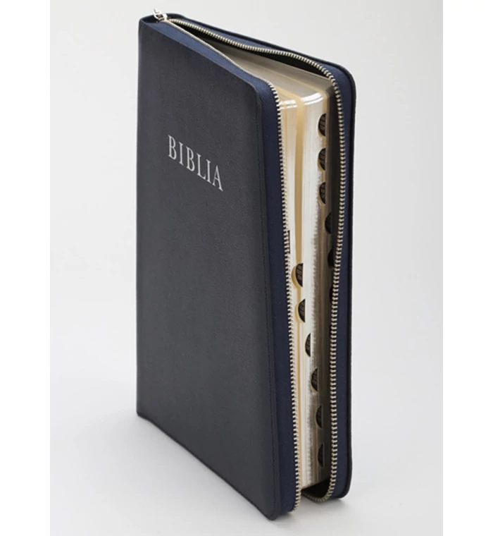 Biblia - RÚF (középméret, bőr, cipzár)