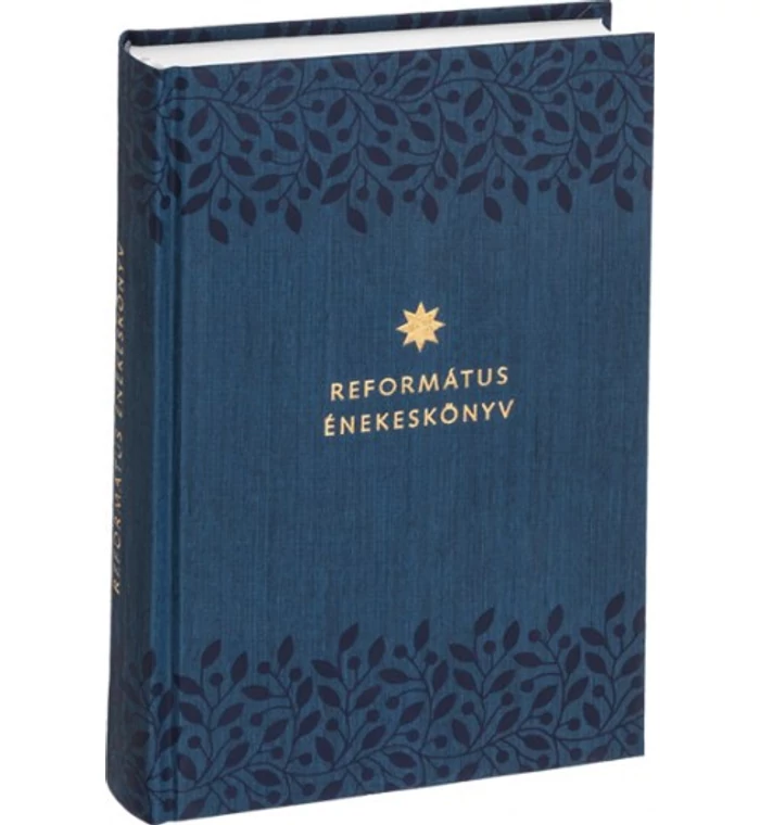Református énekeskönyv - középméret (sötétkék, mintás)