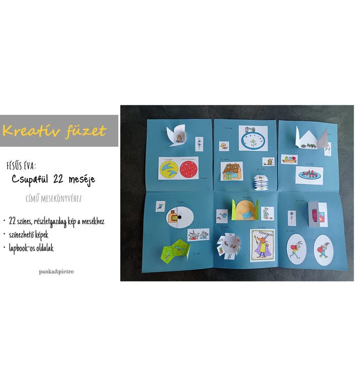 Fésűs Éva - Csupafül 22 meséje / kreatív füzet