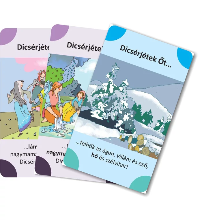 Dicsérjétek az Urat  - Bibliai játékkártya