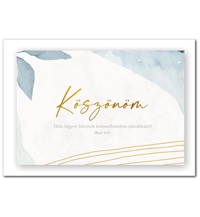 Képeslap - 01 (Köszönöm)