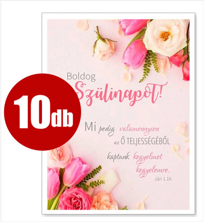 A Képeslap - Születésnap (10db) vegyes