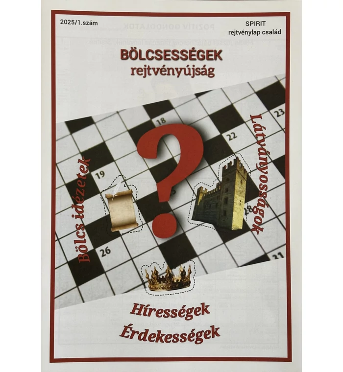 BÖLCSESSÉGEK 2025/1 - rejtvényújság / Hírességek