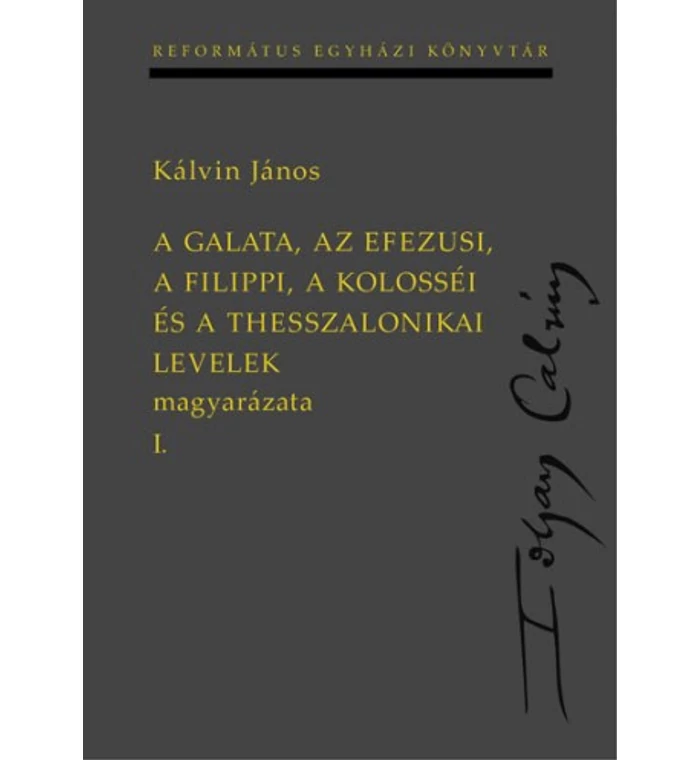 Kálvin János - A Galata, Efezusi, Filippi, Kolosséi és a Thessz. levelek magy. I.-II.rész