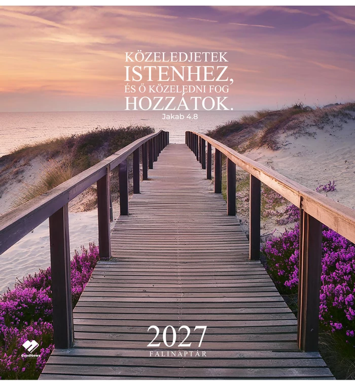 2027 Falinaptár - (GN) nagy - Közeledjetek Istenhez