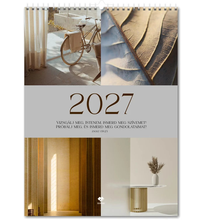 2027 Falinaptár - (GN) spirálos / Törekedjetek
