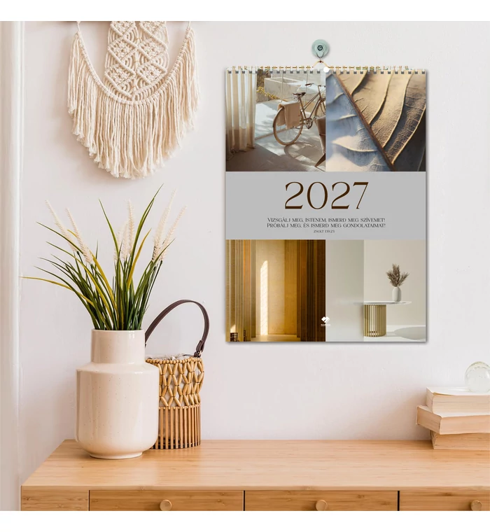 2027 Falinaptár - (GN) spirálos / Törekedjetek