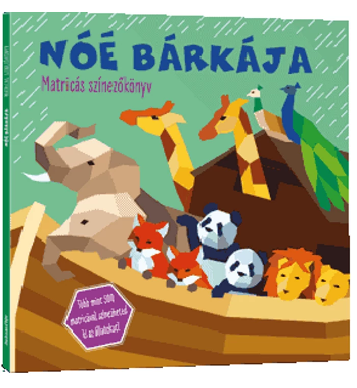 Noé bárkája - Matricás színezőkönyv