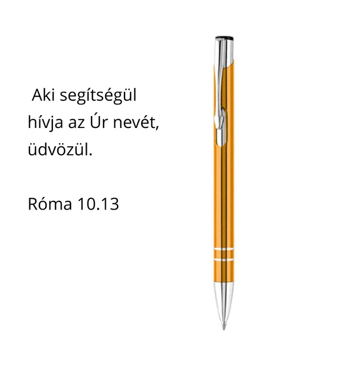 Toll - fém, gravírozott (1db) arany