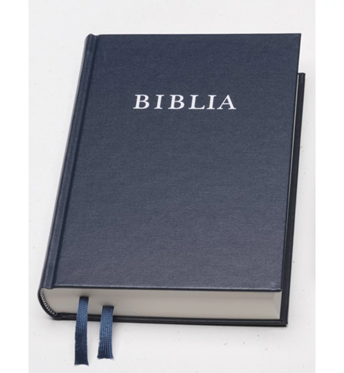 Biblia - RÚF (kicsi, vászon, kék)