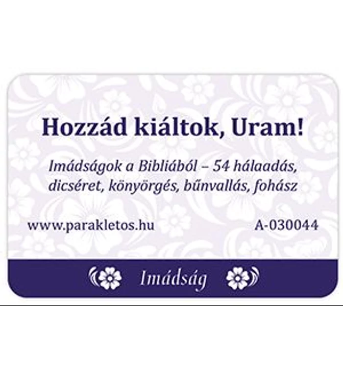 Hozzád kiáltok, Uram! - Igés kártyacsomag