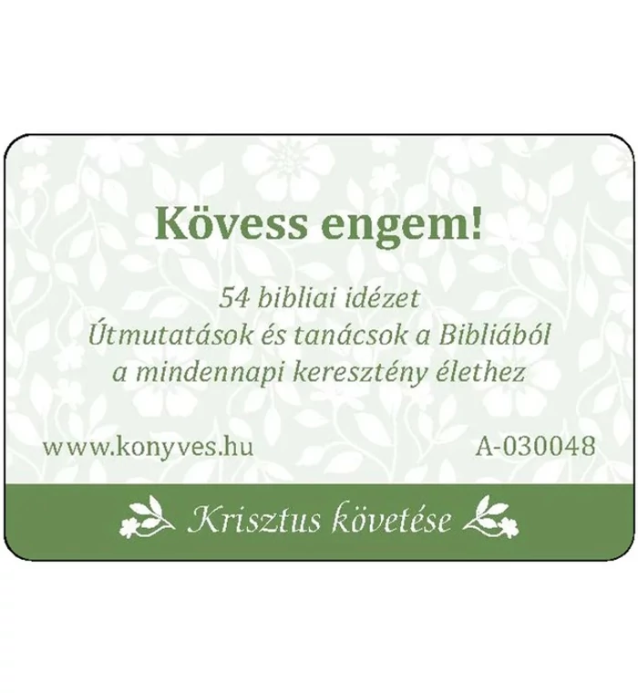 Kövess engem! – Igés kártyacsomag