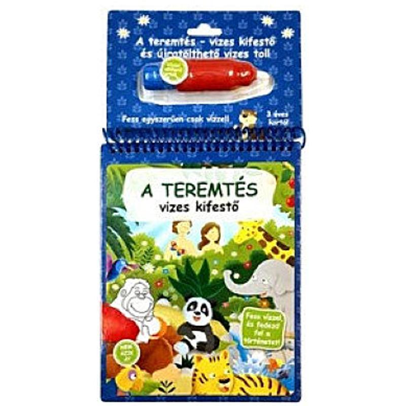 A teremtés - vizes kifestő A teremtés - vizes kifestő