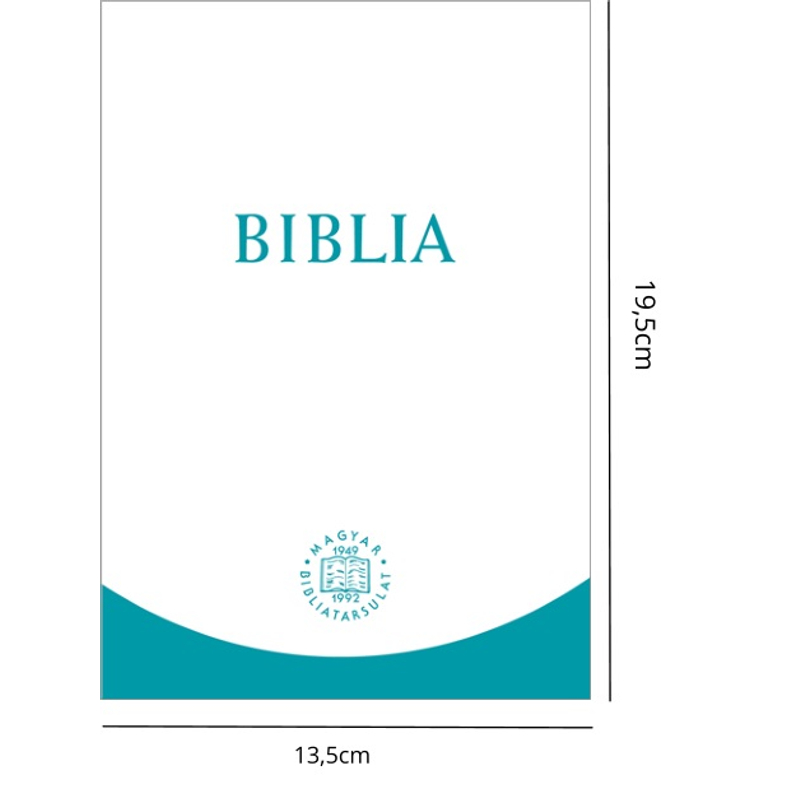Biblia - RÚF (nagy, puha, türkiz)