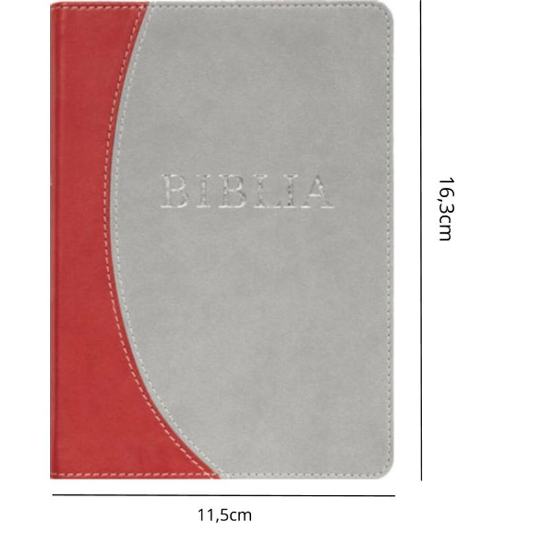 Biblia - RÚF (középméret, puha, varrott, szürke-bordó) Biblia - RÚF (középméret, puha, varrott, szürke-bordó)