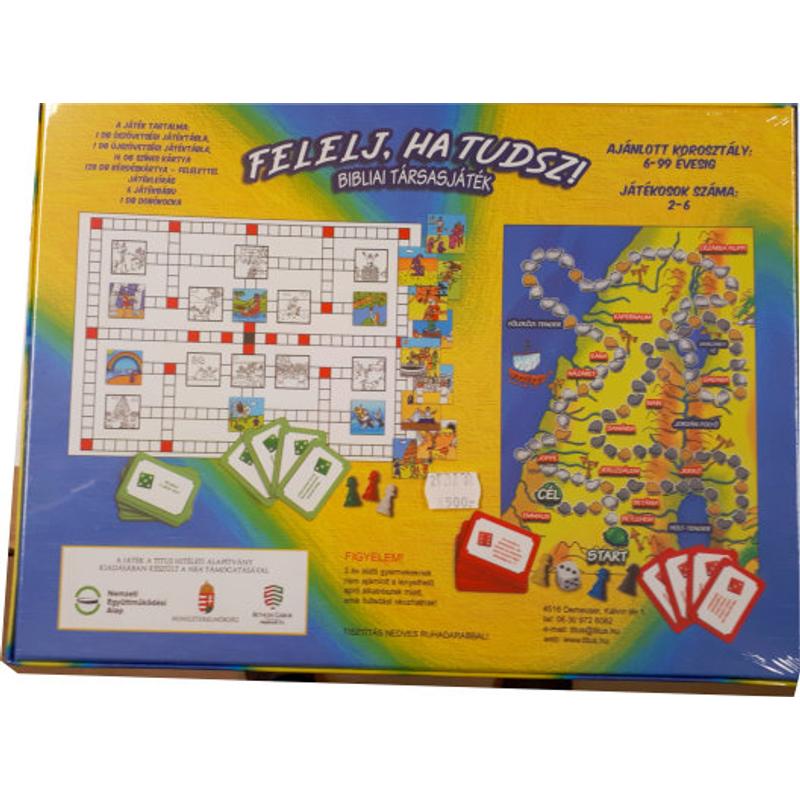 Felelj, ha tudsz! - Bibliai társasjáték Felelj, ha tudsz! - Bibliai társasjáték