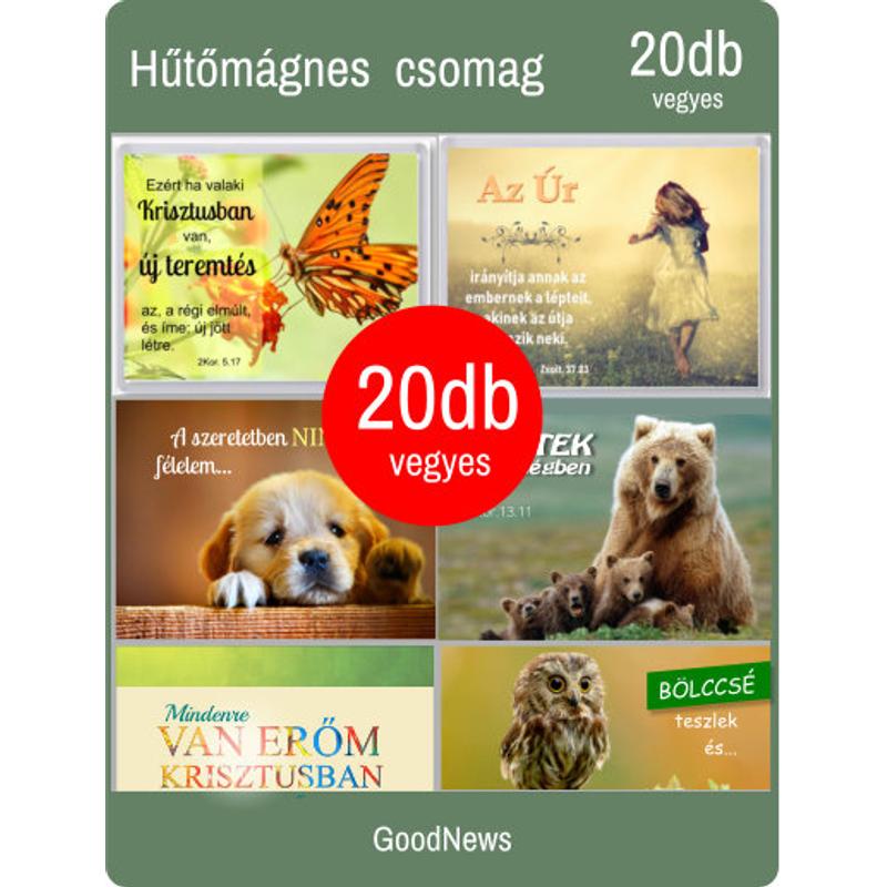Hűtőmágnes - (20db) vegyesen Hűtőmágnes - (20db) vegyesen