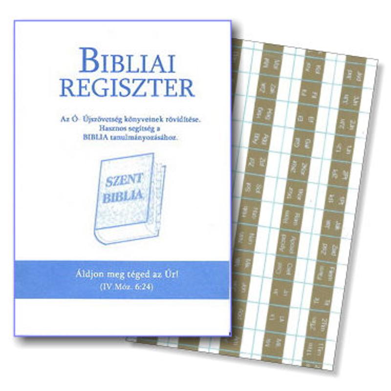 Bibliai Regiszter Bibliai Regiszter