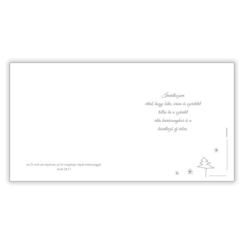 B/Karácsonyi képeslapok (arany) - 01 (10db)