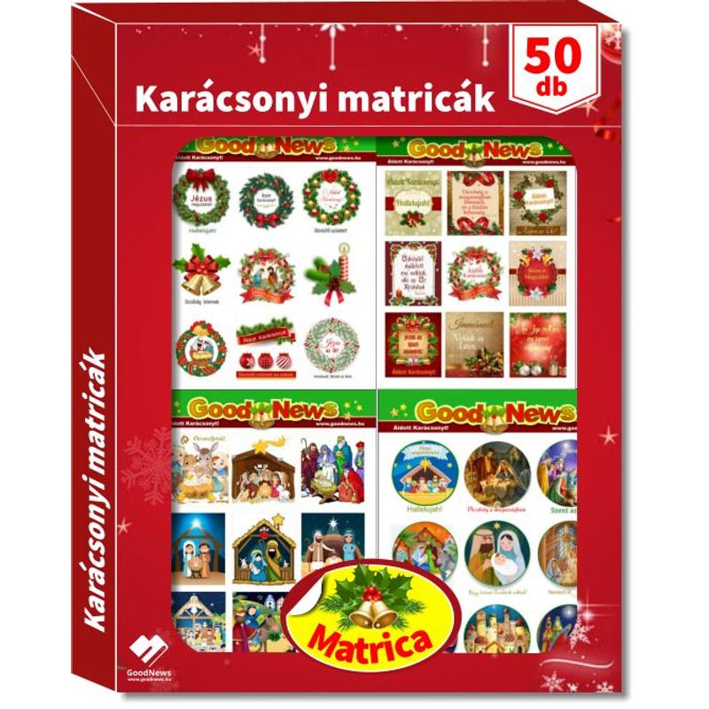 A Karácsonyi - matrica vegyes (50db) A Karácsonyi - matrica vegyes (50db)