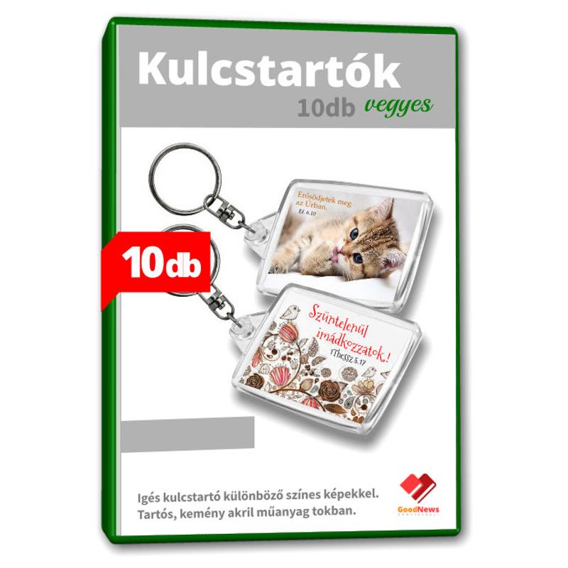 Kulcstartók - (10db) vegyes Kulcstartók - (10db) vegyes