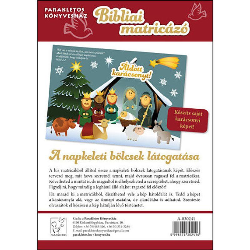 Bibliai matricázó - karácsonyi (P.) Bibliai matricázó - karácsonyi (P.)