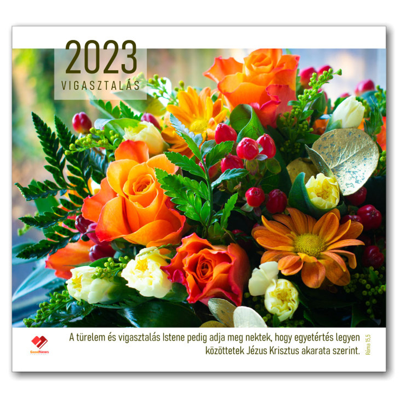 Falinaptár - 2023 (GN) kicsi - Virágok