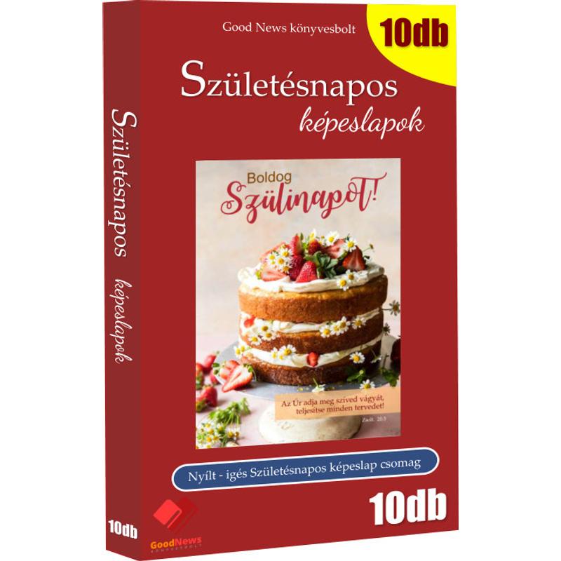Képeslap - Születésnap (10db) vegyes Képeslap - Születésnap (10db) vegyes