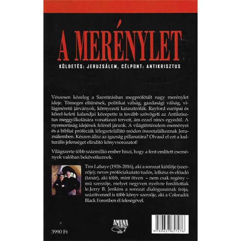 T. LaHaye/J. B. Jenkins - A merénylet (6.rész) T. LaHaye/J. B. Jenkins - A merénylet (6.rész)