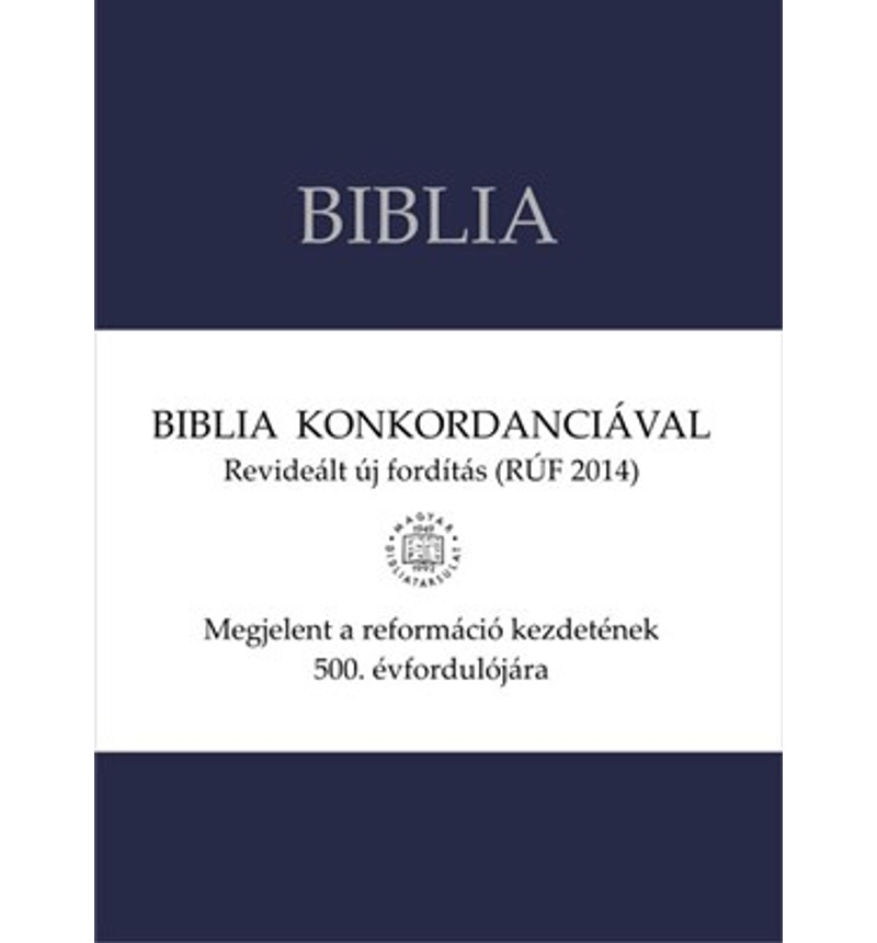 Biblia - RÚF (konkordanciával, vászon, sötétkék)