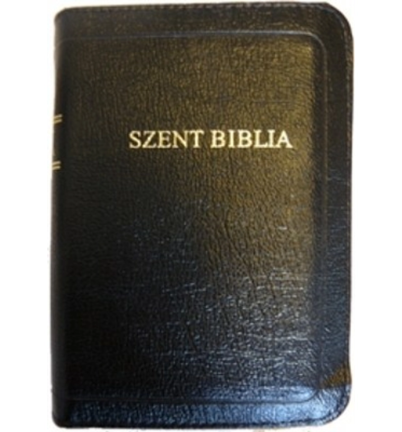 Biblia - Károli (bőr, cipzár, zsebméret)