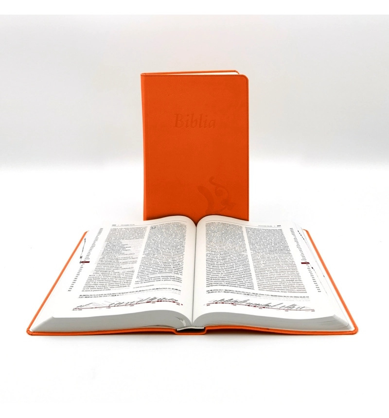 ÚjKároli Biblia - narancs - nagyméret