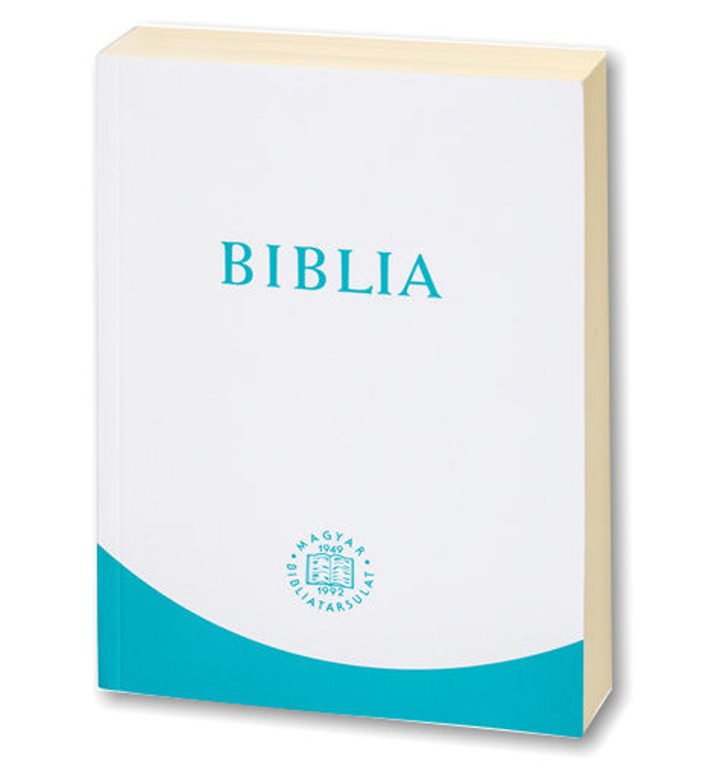 Biblia (RÚF 2014) nagy méret (kartonált) kék/fehér