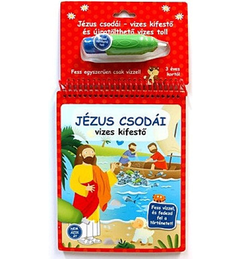 Jézus csodái - vizes kifestő