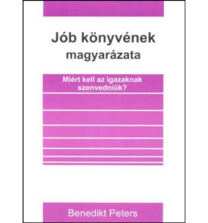 B. Peters - Jób könyvének magyarázata