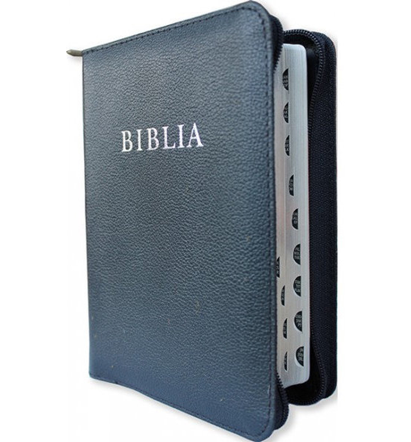 Biblia - RÚF / bőrkötés, cipzár (kicsi méret)