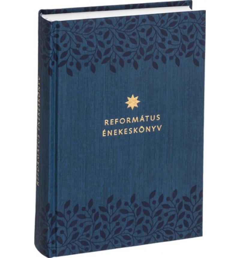 Református énekeskönyv - középméret (sötétkék, mintás)