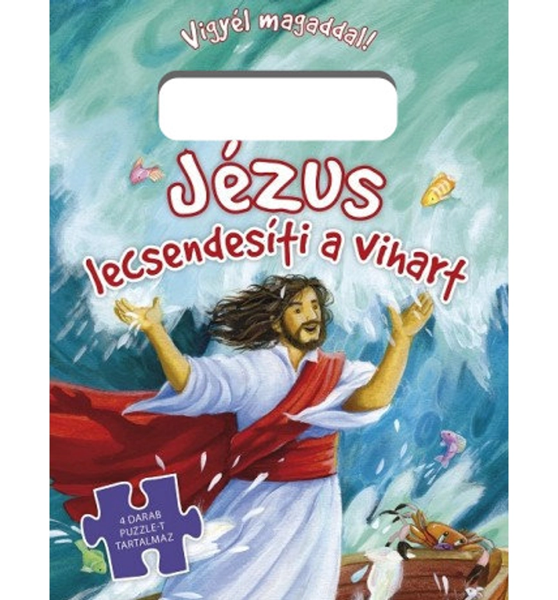 Jézus lecsendesíti a vihart - puzzle könyv