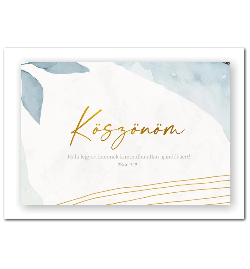 Képeslap - 01 (Köszönöm)