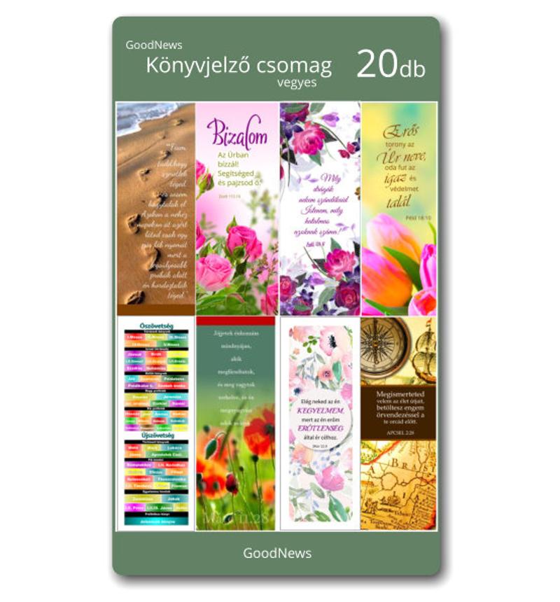 Könyvjelző - (20db) vegyes