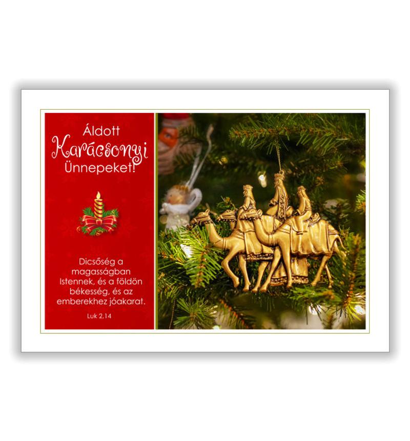Képeslap - karácsonyi / nyílt - 01