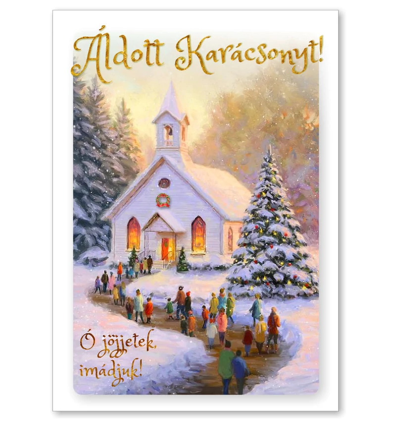 Képeslap - karácsonyi / nyílt 05