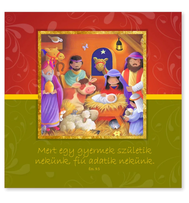 B/Karácsonyi képeslapok (arany) - 01