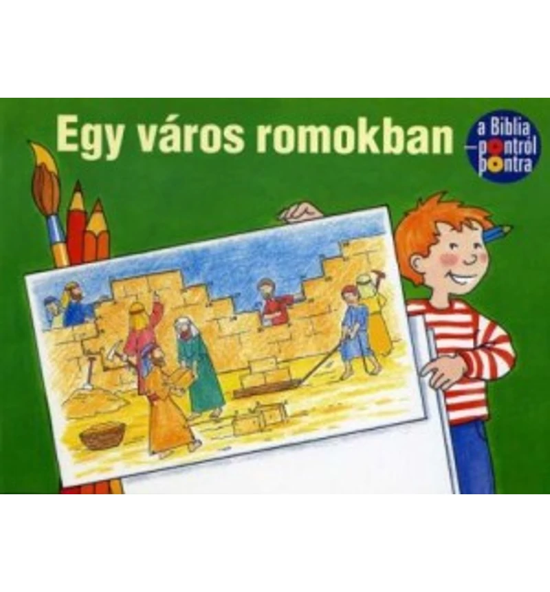 Egy város romokban - kifestő