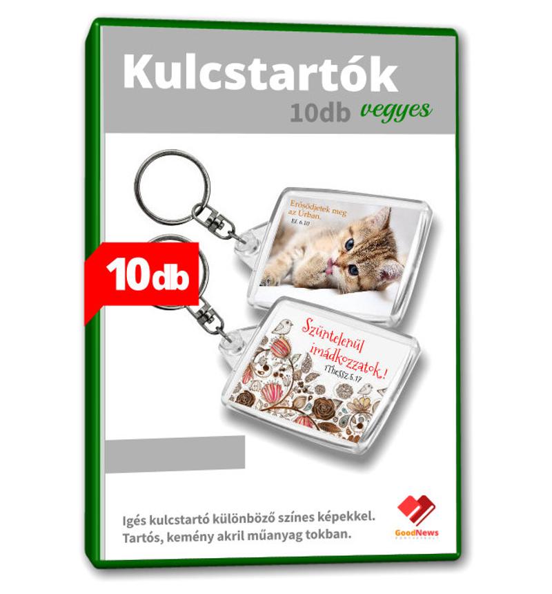 Kulcstartók - (10db) vegyes