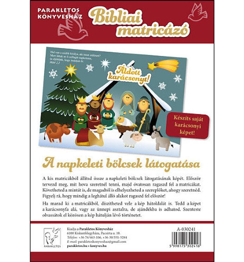Bibliai matricázó - karácsonyi (P.)
