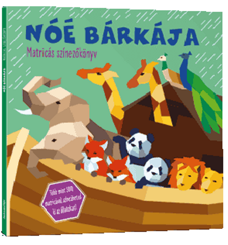 Nóé bárkája - Matricás színezőkönyv