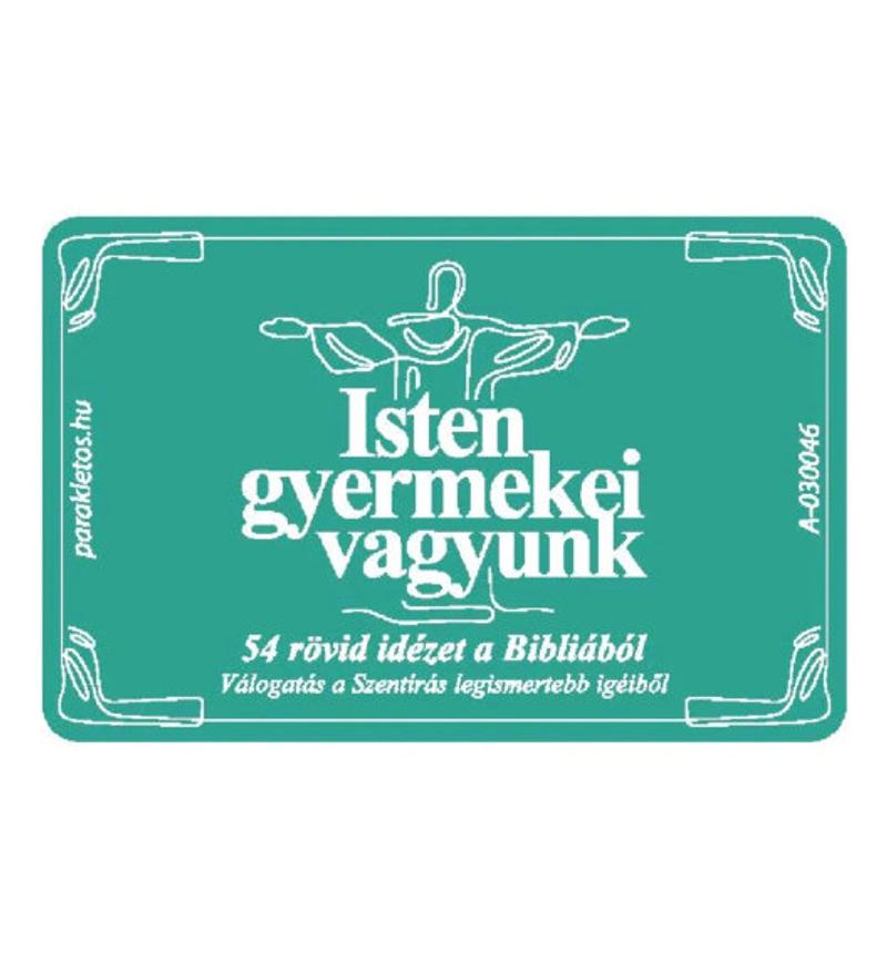 Isten gyermekei vagyunk - (igés kártyacsomag)